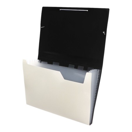 Folder file Calligrata Top Deluxe 6 section. A4 plastic 1.0mm milk. Cut in color-1