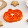 Pumpkin cookies, cutting, stamp, 9.5 × 8.5 × 1 cm, orange color
