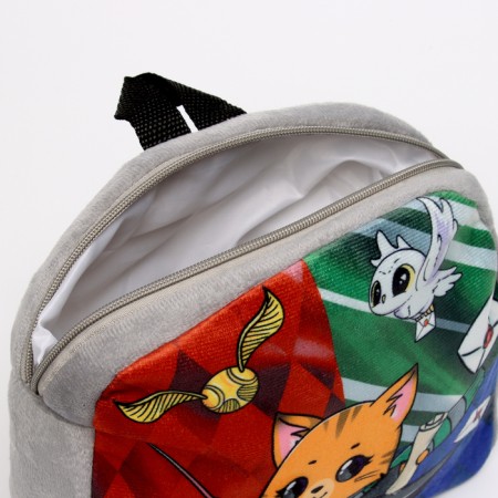 Baby backpack for a girl "Cat Wizard"-5