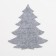 Envelope for cutlery "Christmas tree" 19x21 cm, 100% p/e, felt