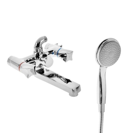Accoona A6473 bathtub, two -wound, brass, chrome