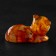 Souvenir "cat lies", amber