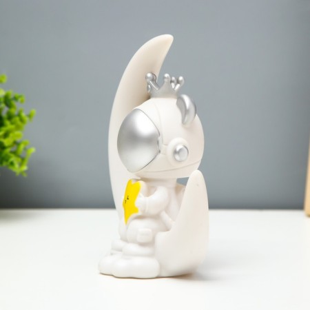 Nightlight "Princess Cosmonaut" Led usb white 18x17x7cm Risalux-4