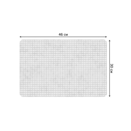 A set of napkins for setting the table "Colorless peas", rectangular, rounded edges, size 30x46 cm, 4 pcs-2