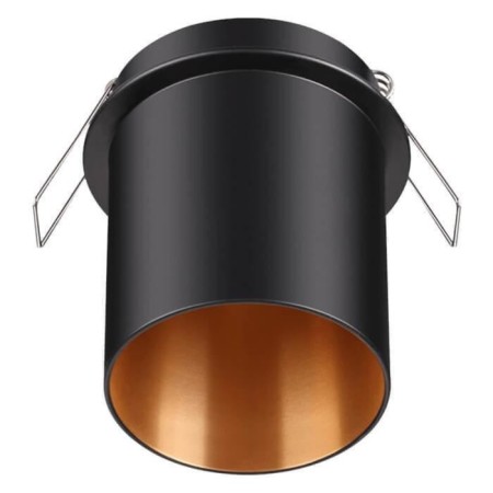 Lamp Butt, 50 watts, GU10, black color, d = 63mm
