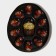 Glass stand for the eggs "Easter", 10 cells, 24 × 20.5 cm, black color