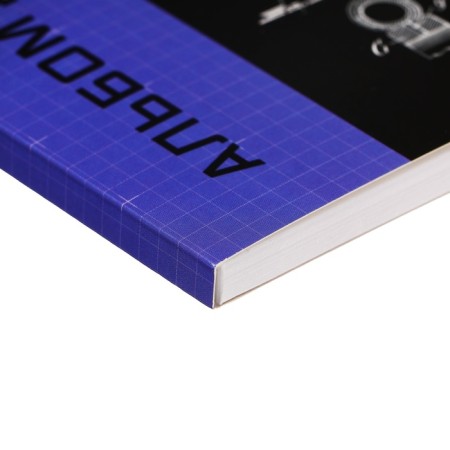 Album for drawing A4 40 sheets on the glue "KOMPAS", cover coated cardboard, block 160g/m2-2