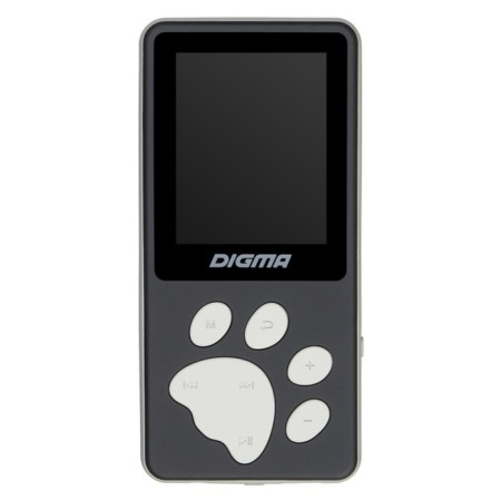 Player Hi-Fi Flash Digma S4 8GB black/gray/1.8 "/fm/microSDHC-8
