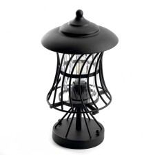 Garden-park lamp Feron PL524, IP44, E27, 60 W, 200x200x360 mm, black color