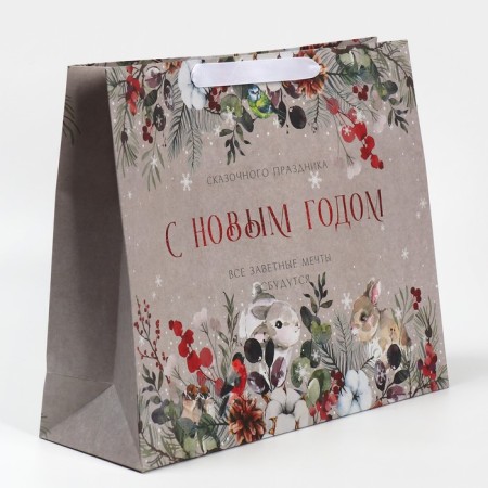 Craft horizontal package “Testament Dreams”, L 40 x 31 x 11.5 cm, New Year-2