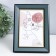 Photo frame plastic 10x15 cm "Blue oak" Inner gold stroke 18.5x13.5 cm