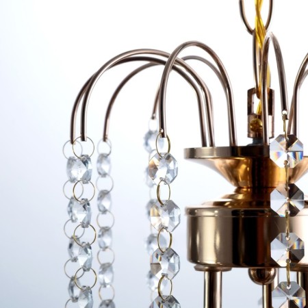 Causteen 06412/3 fgd gold/crystal 3x40W E14 48x48x96cm-4