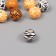 Beads for creativity tree "Animal print" set of 10 pcs 1.6x1.6x1.6 cm