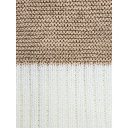 A cap on ties with a pompom Children's Amarobaby Pure Love Wind, with a lining, size 42-44 cm, beige color-3