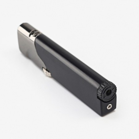 Gas lighter, silicon, black-4