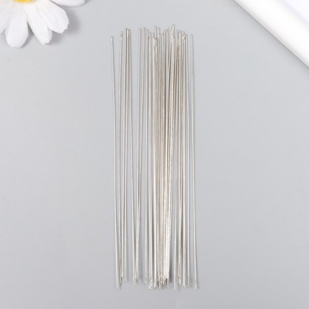 Needles for beads metal thin set 30 pcs Ø 0.6x120 mm-1