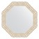 Mirror in the baguette frame, pearl dunes 89 mm, 71x71 cm