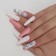 Follow nails "Light mood", 12 pcs, with adhesive plates, ballerina shape, multi -colored