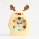 Clock - an alarm clock "elk", with a suspension, a discrete move, 18 x 5 x13 cm, aa, brown