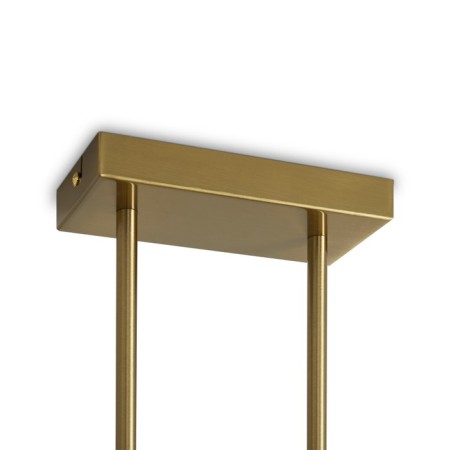 Suspended lamp Freya Fr5446PL-04BS Kamelia, 880x160x680 mm, E14, 4x40W, brass color-9
