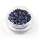 Decorative elements for the decor "stone", voluminous, blue color/holography