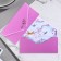 Money envelope "Congratulatory" purple, flowers, 19x9 cm