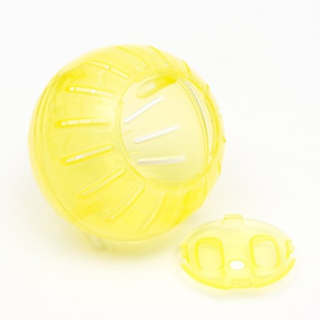 Grazni set: a ball 10 cm and a drinker 60 ml, yellow-3