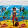 The single tablecloth "Happy Birthday", Pirate, 180x137 cm