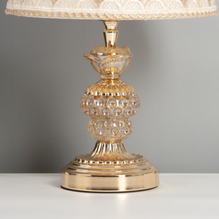 Highlight lamp with Laura Laura backlight 1x60W E27 Gold 26x26x41 cm Risalux-10