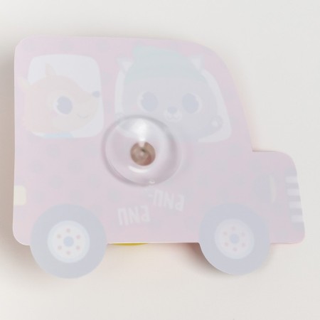 Set of toothbrush and children's sand cloth for teeth on a suction cup “Machine”-2