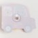 Set of toothbrush and children's sand cloth for teeth on a suction cup “Machine”