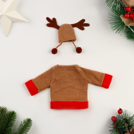 Clothing for a bottle "Deer costume"-1