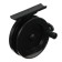 Inertial coil, plastic, diameter 6.3 cm, guide fishing lines, black color, 703