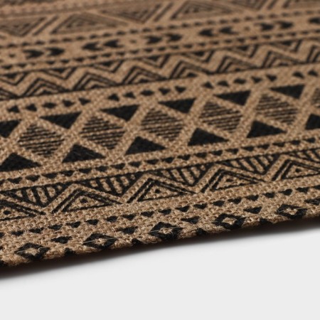 Serving napkin on the table "Old", 44.6 × 29.5 cm, black color-2