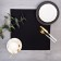 Decorative Ethel 40*40 napkin, sarzha tsv. Black, 100% cotton, sarzha, 250g/m2