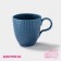 Coral mug "Coral", 350 ml, porcelain, blue