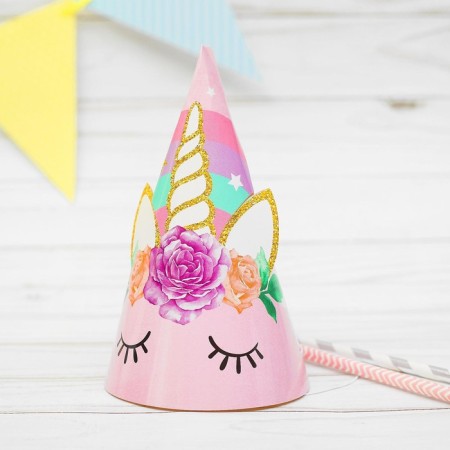 Festive cap unicorn "Tenderness", 16cm-1