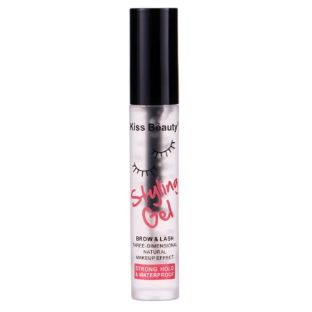 Transparent eyebrow gel, for styling, 6 ml, with 3D effect-1