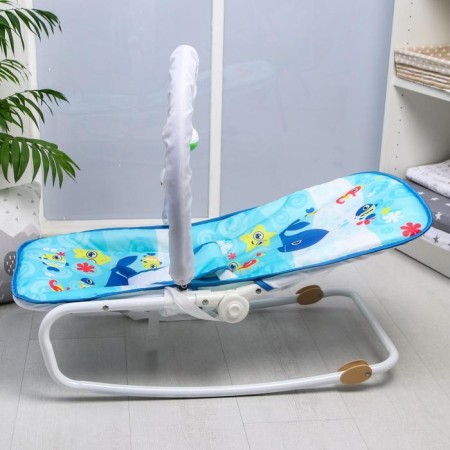 Swear-rocking chair for newborns "Sea Adventure", game arc, removable toys mix-6