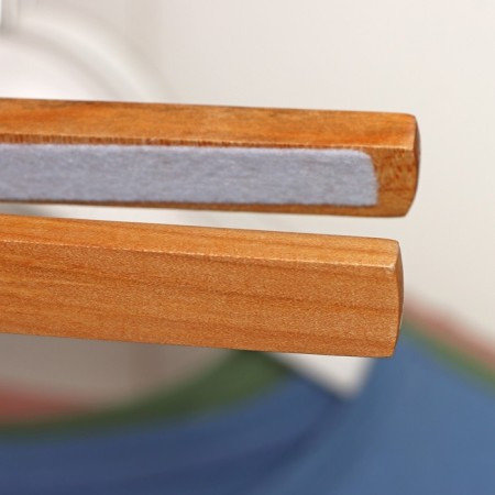 Shoulders - clamp for trousers and foam skirts, 25 × 16.5 cm, color light wood-9