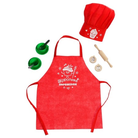 Game set "Confectioner" with apron and accessories-11