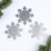 Decor "Snowflakes", set of 3 pcs.