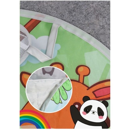 Children's game tent - dry pool for balls "Animal World" without balls, 120 × 75 × 60 cm-3
