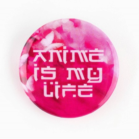 Metal icon, sunset "Cute anime", d = 2.5 cm, mix-6