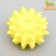 Brying toy "ball with spikes" for dogs, 6.5 cm, yellow