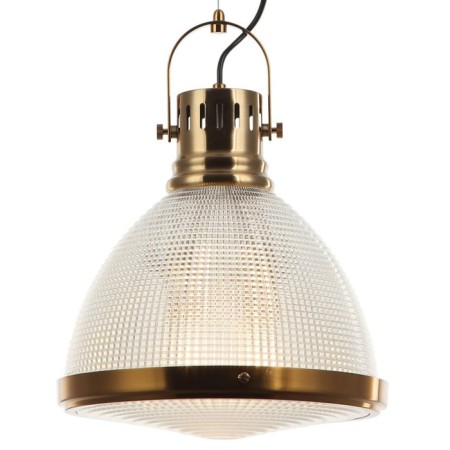 Suspended SHINER 1XE27 40W lamp, size 31x31x4.5-150 cm, bronze color-1