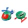Zapochilok 1 hole with a helicopter container with an eraser, 3 colors