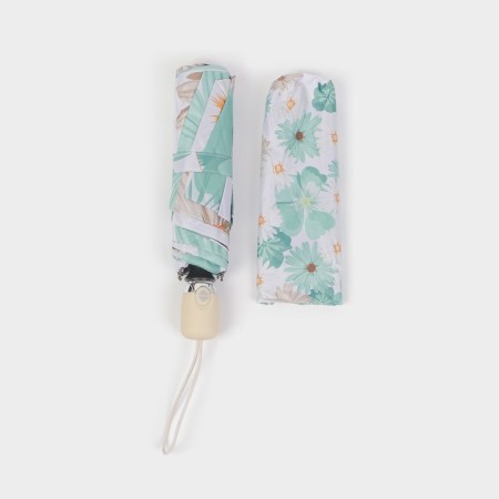 Automatic "Flowers" umbrella, eponge, 4 addition, 8 knitting needles, r = 49 cm, color mix-14