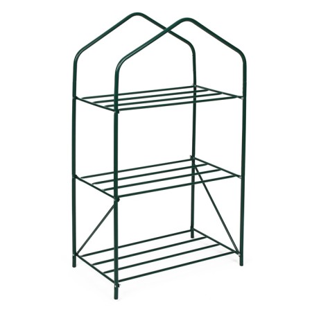 Rabbage for seedlings, 3 shelves, 110 × 65 × 40 cm, metal frame d = 16 mm, without a case-1