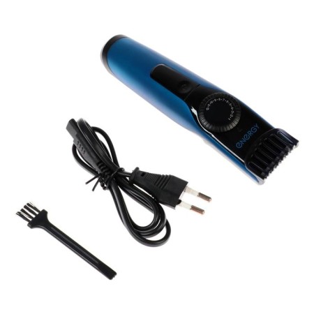 Energy EN-742S haircut, 3 watts, 1 nozzle, 1-12 mm, steel, battery, blue